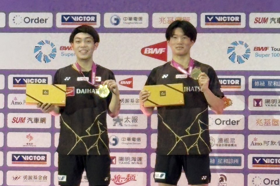 「カオシュンマスターズ2025」男子ダブルス熊谷 翔・西 大輝 初優勝！