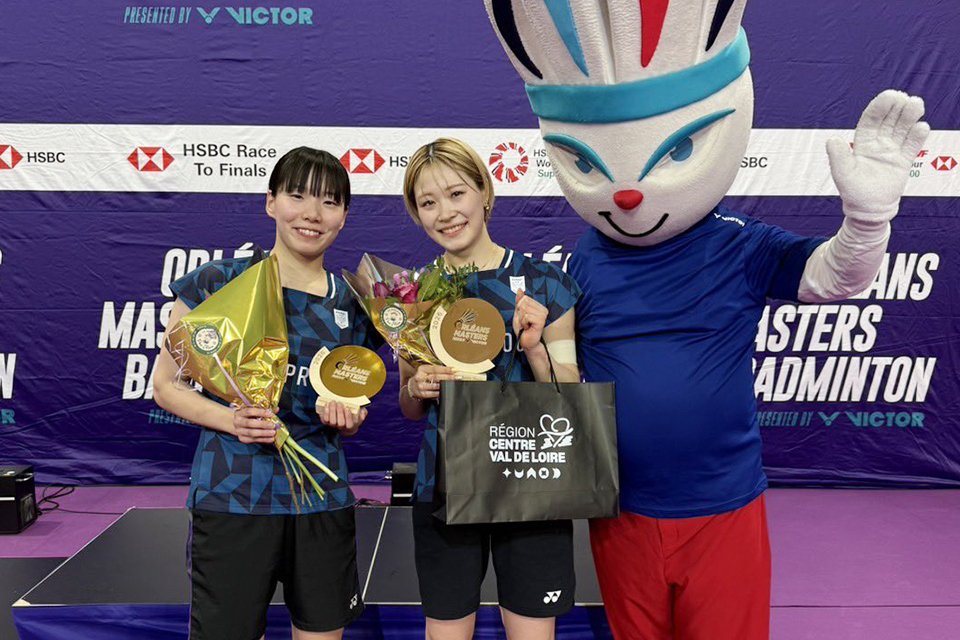 「オルレアンマスターズ2026」女子ダブルス 高橋 美優・中出 すみれ 初優勝！