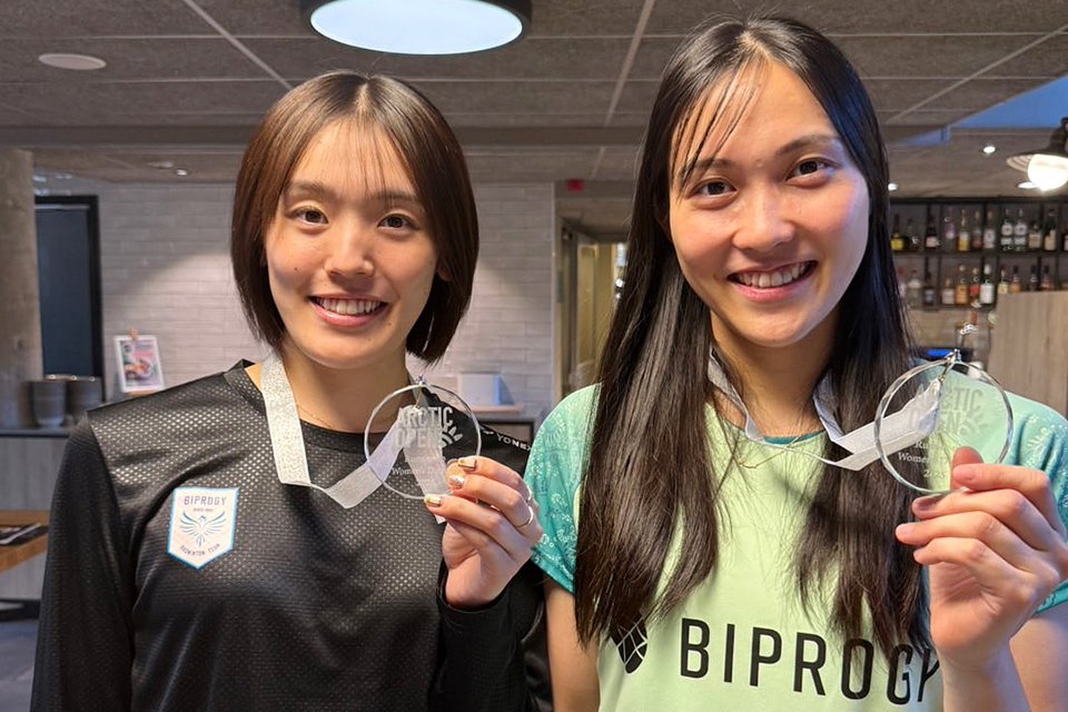 「アークティックオープン2025」女子ダブルス中西 貴映・岩永 鈴 準優勝!