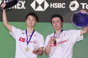 「全英オープン」遠藤大由・渡辺勇大組　男子ダブルス種目で日本勢初の優勝