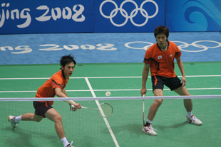 マレーシア・Koo・Tan組(世界6位)との対戦 序盤リードを許すも食下がる坂本修一・池田信太郎組