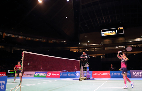 日本人対決となった女子シングルス決勝戦