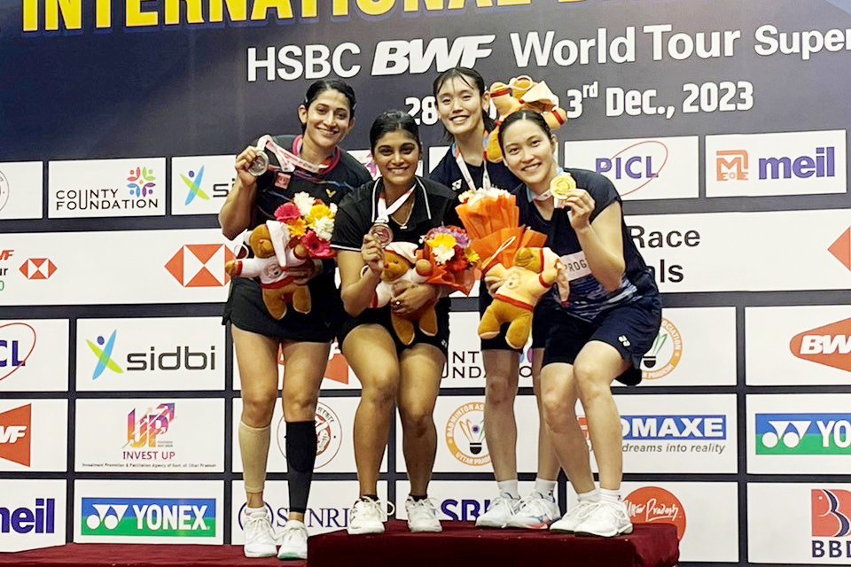 「シドモディインドインターナショナル2023」女子ダブルス中西 貴映・岩永 鈴組 初優勝！