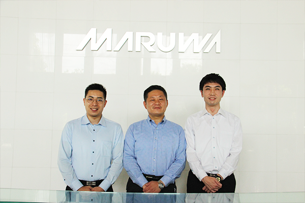 丸和運輸機関 大野氏、伊藤氏、小暮氏