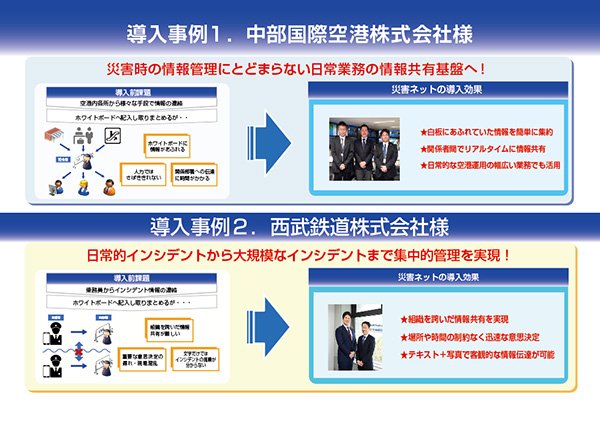 災害ネット 導入事例イメージ