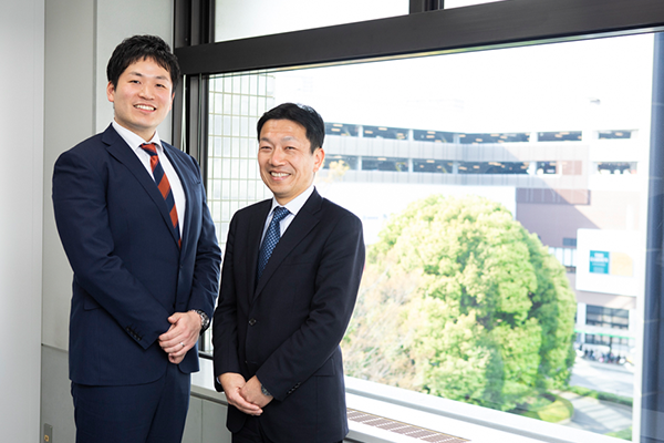 鉄道本部 運輸部 運転課 高橋氏と小川氏