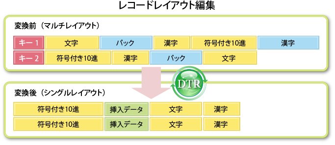 レコードレイアウト編集