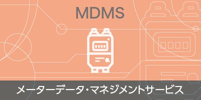 MDMS：メーターデータ・マネジメントサービス