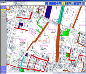 街づくり情報システム(IDES)画面イメージ