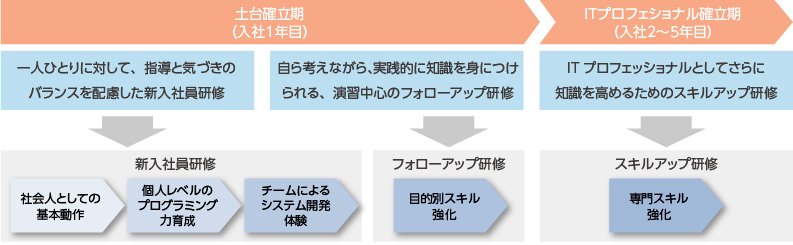 新入社員研修概観図