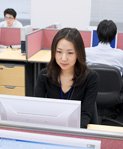 システムを使った業務シーン