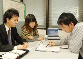 打ち合わせの写真