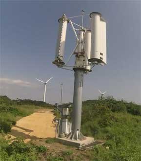 垂直軸型マグナス風力発電機